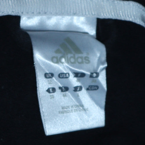 Adidas Women's Black Full Zip Hoodie Size 12 Hooded Sportswear