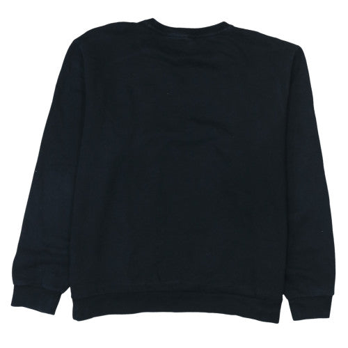 Puma Men's Black 2XL Pullover Crew Neck Logo Sweatshirt
