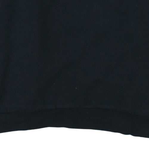 Puma Men's Black 2XL Pullover Crew Neck Logo Sweatshirt