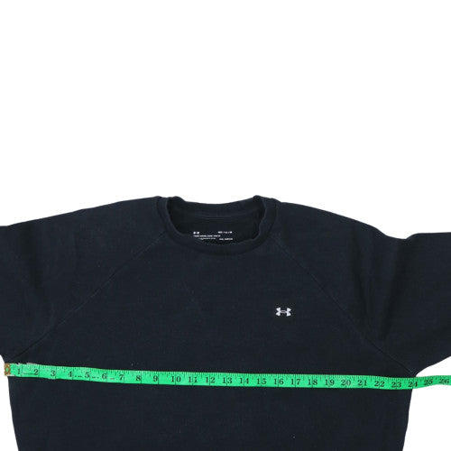 Under Armour Men's Black Medium Crew Neck Pullover Sweatshirt