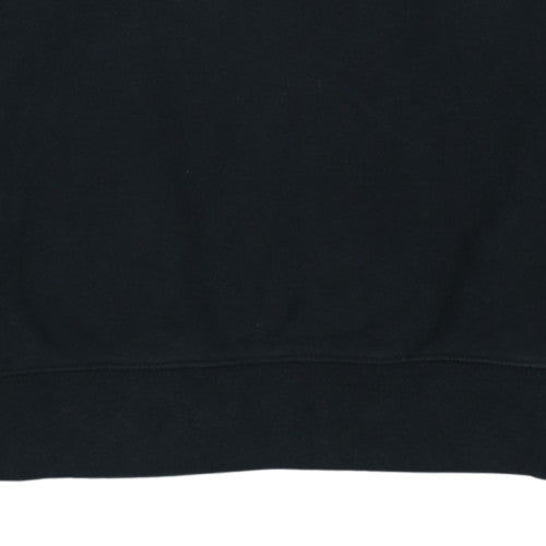 Nike Womens Black L Crew Neck Pullover Sweatshirt Cotton Blend