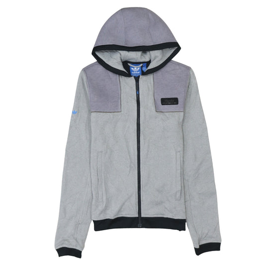 Adidas Men’s Grey Full Zip Hooded Hoodie XS Porsche Design