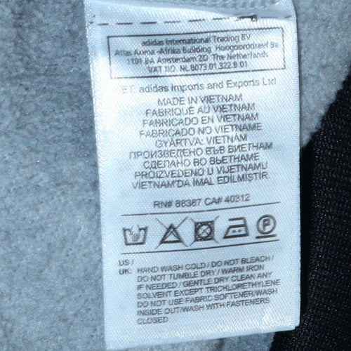Adidas Men’s Grey Full Zip Hooded Hoodie XS Porsche Design