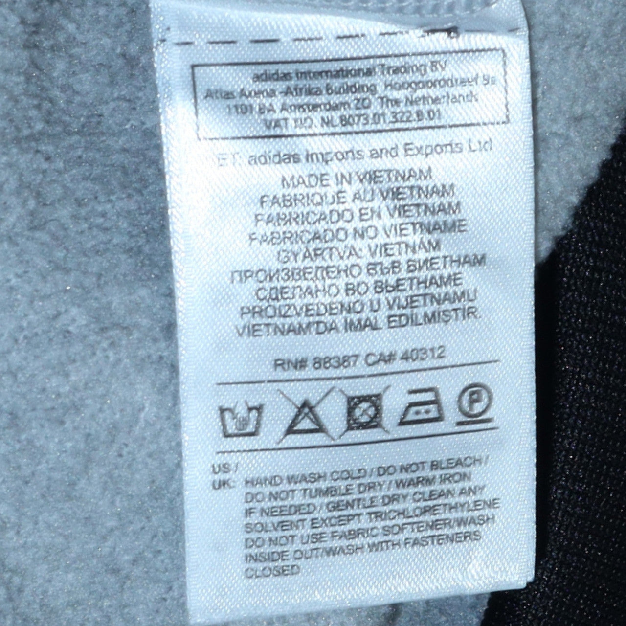 Adidas Men’s Grey Full Zip Hooded Hoodie XS Porsche Design