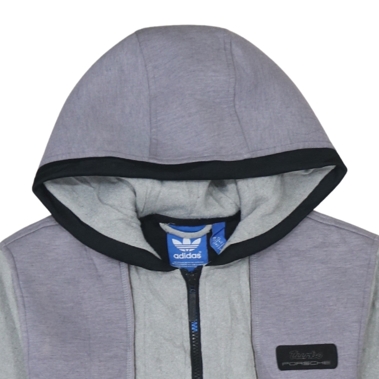 Adidas Men’s Grey Full Zip Hooded Hoodie XS Porsche Design