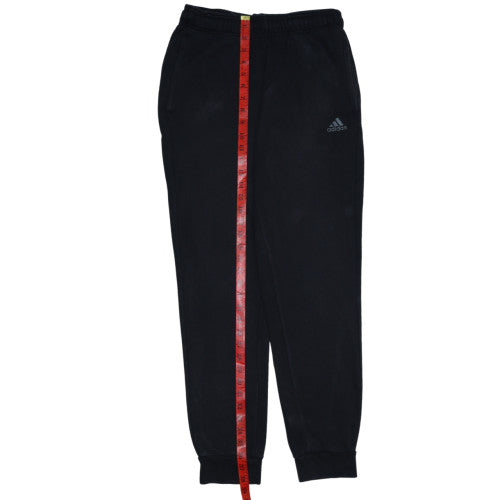 Adidas Men’s Black Fleece Jogger Trousers Size L Regular Fit