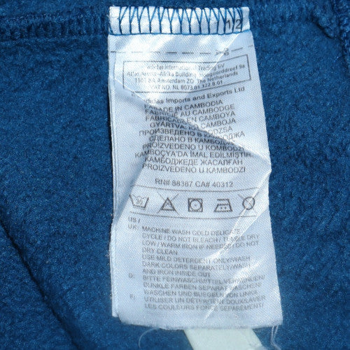 adidas Men's Blue Crew Neck Pullover Sweatshirt Size S Regular Fit
