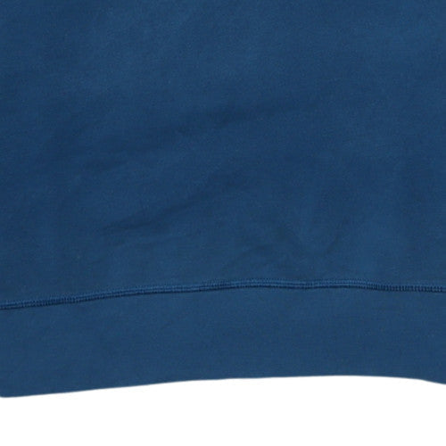 adidas Men's Blue Crew Neck Pullover Sweatshirt Size S Regular Fit