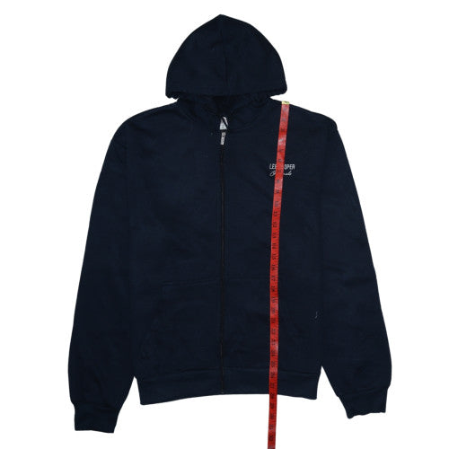 Lee Cooper Men's Blue 2XL Full Zip Fleece Hoodie