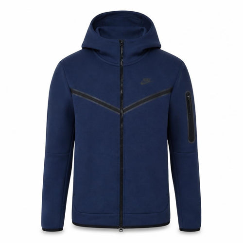 Nike Men's Blue Full Zip Hoodie XS Fleece Sportswear
