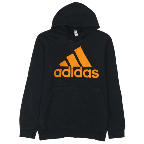 Adidas Men's Black Pullover Hoodie M Logo Fleece Sweatshirt