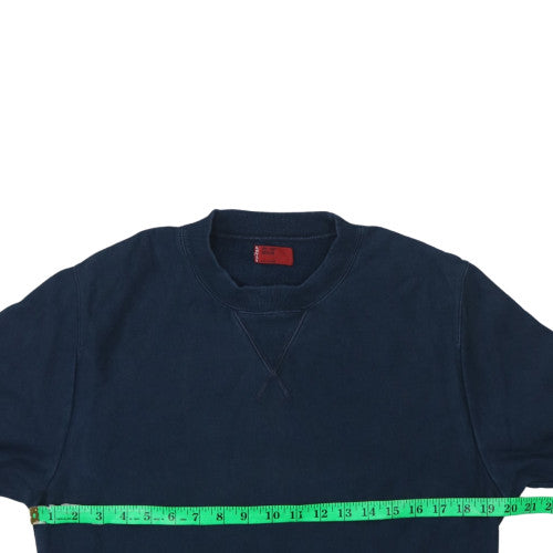 Levi's Men's Blue Pullover Sweatshirt Medium Crew Neck Fleece