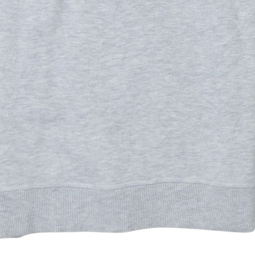 Tommy Jeans Men's Grey Henley 1/2 Zip Sweatshirt Size M