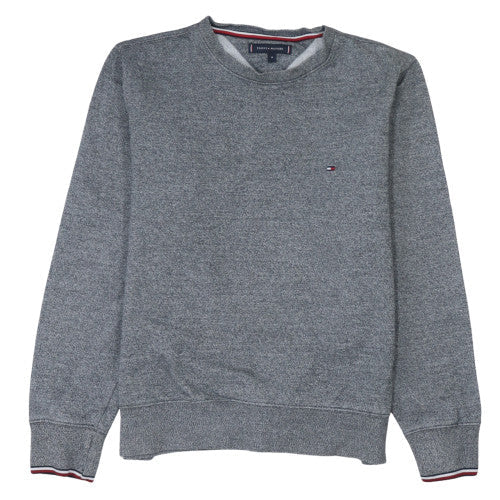 Tommy Hilfiger Men's Grey Crew Neck Sweatshirt Size M Classic Cotton Blend