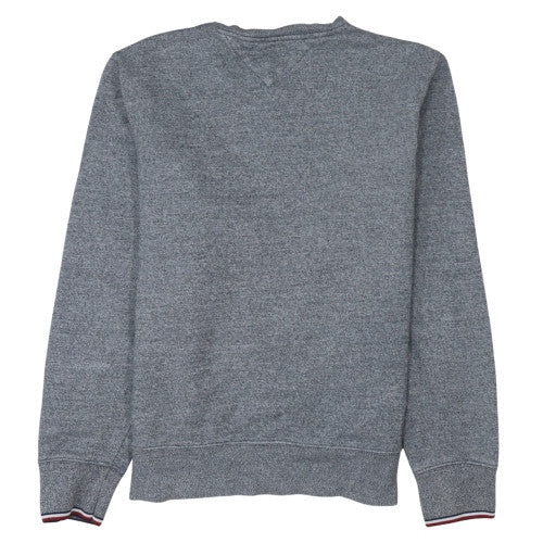 Tommy Hilfiger Men's Grey Crew Neck Sweatshirt Size M Classic Cotton Blend