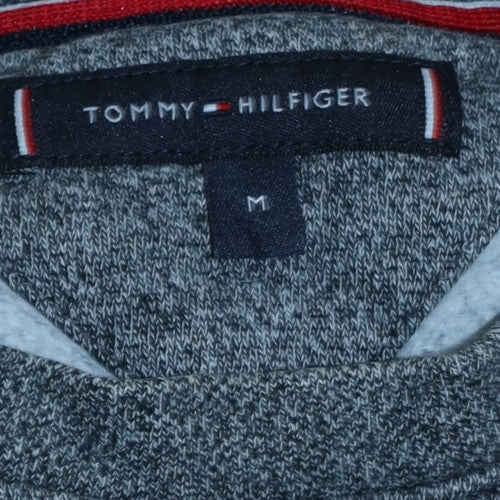 Tommy Hilfiger Men's Grey Crew Neck Sweatshirt Size M Classic Cotton Blend