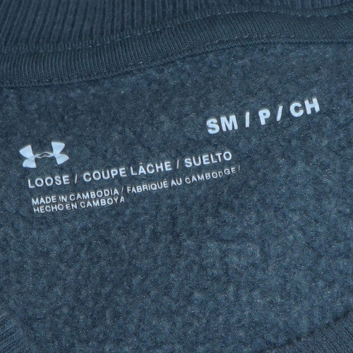 Under Armour Men's Grey Small Crew Neck Pullover Sweatshirt