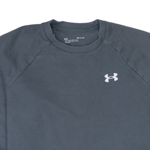 Under Armour Men's Grey Small Crew Neck Pullover Sweatshirt