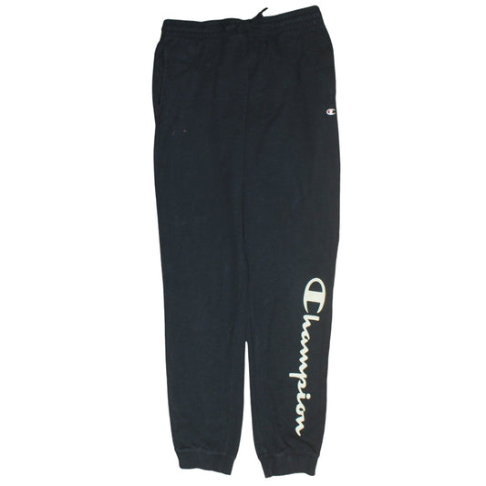 Champion Men's Black Medium Jogger Sweatpants Cotton Blend