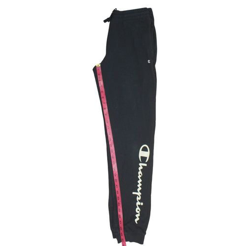 Champion Men's Black Medium Jogger Sweatpants Cotton Blend