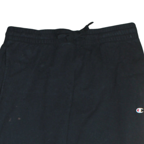 Champion Men's Black Medium Jogger Sweatpants Cotton Blend