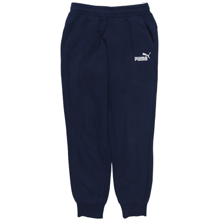 Puma Men's Blue Jogger Sweatpants Size S Fleece Regular Fit