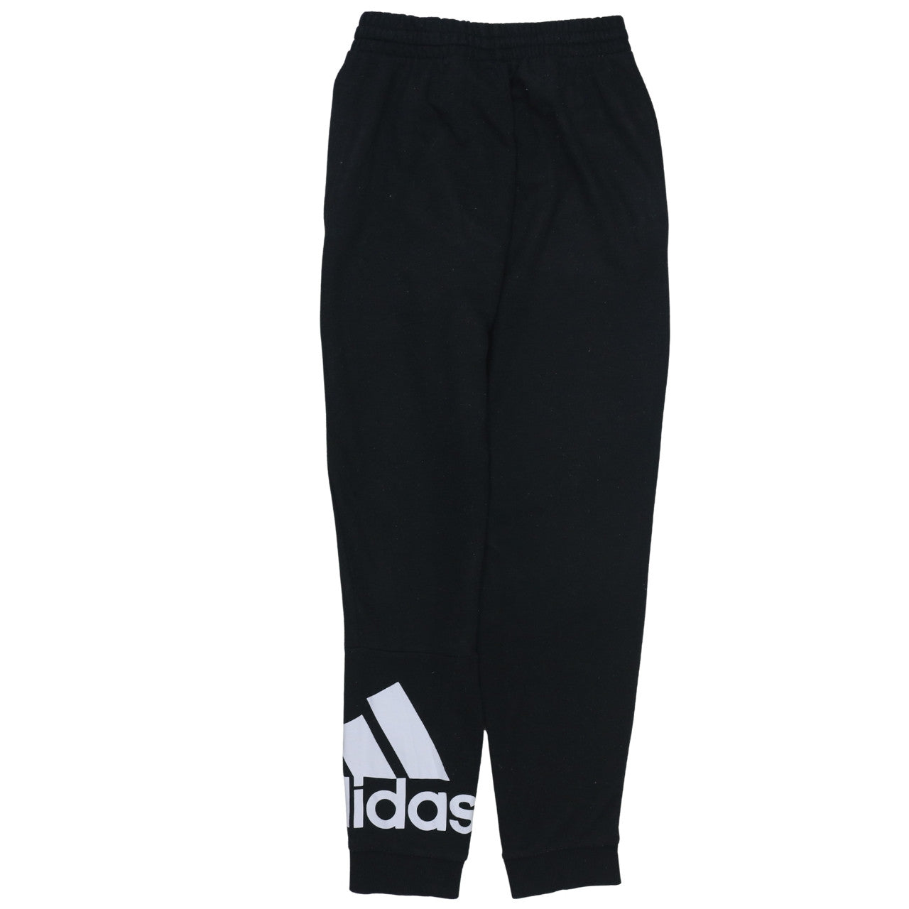 Adidas Men’s Black Jogger Trousers M Regular Fit Fleece Activewear