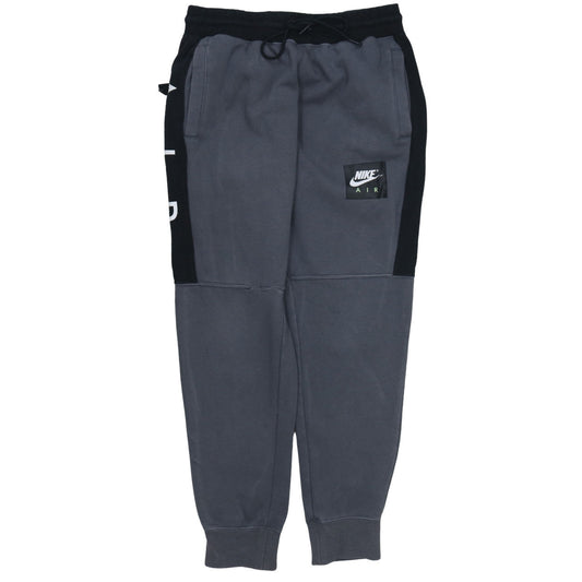 Nike Air Men's Grey Jogger Sweatpants M Regular Fit Fleece Activewear