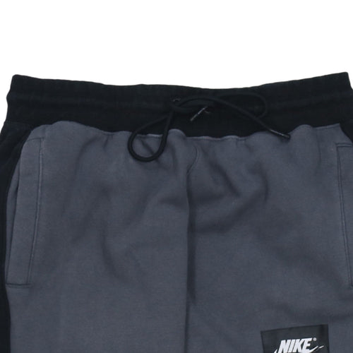 Nike Air Men's Grey Jogger Sweatpants M Regular Fit Fleece Activewear