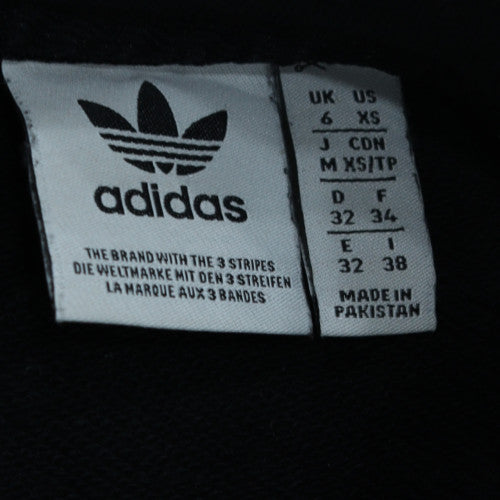 Adidas Womens Black XS Crew Neck Pullover Sweatshirt