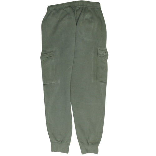 Nike Men's Green Fleece Jogger Cargo Trousers Size M