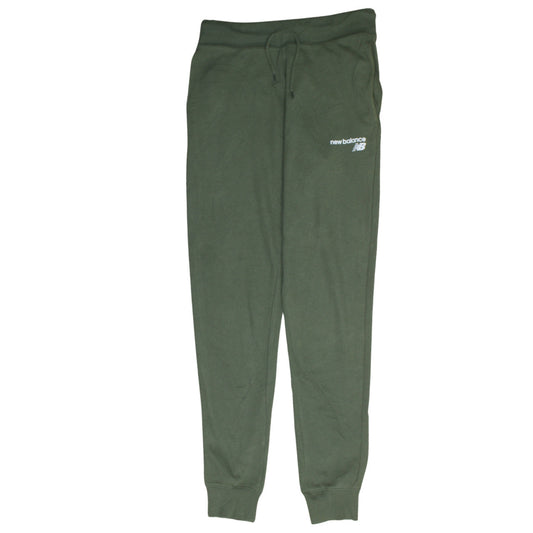 New Balance Women Green Jogger Sweatpants M Lightweight Tapered