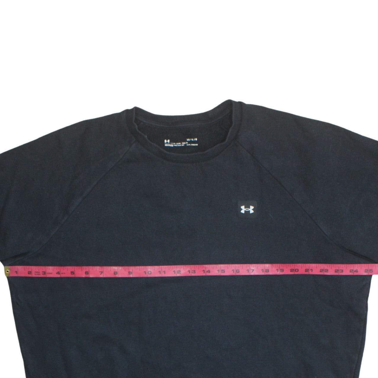 Under Armour Men's Black Crew Neck Fleece Sweatshirt Size L