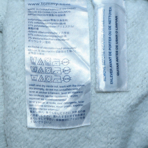 Tommy Hilfiger Men's Grey Cotton Logo Sweatshirt M