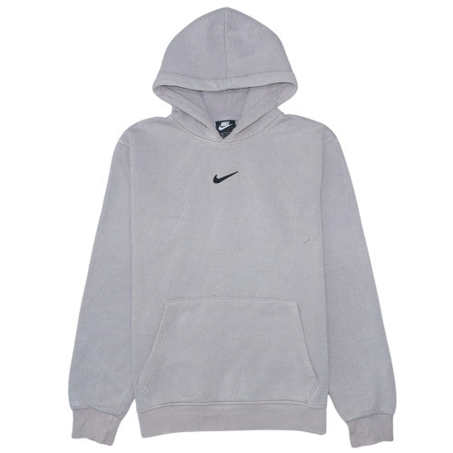 Nike Women’s Grey Pullover Hoodie Size L Cotton Blend Casual