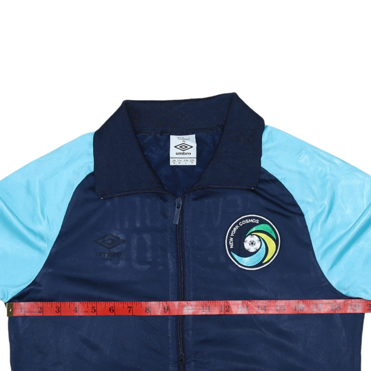 Umbro Men's Navy Blue New York Cosmos Track Jacket Size M