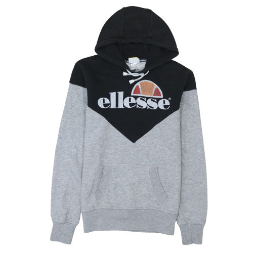 Ellesse Mens Grey Pullover Hoodie Medium Retro Sports Style