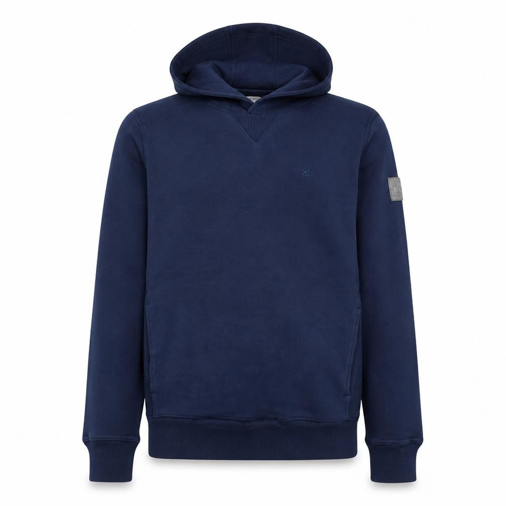 Calvin Klein Men's Blue Pullover Hoodie Small Cotton