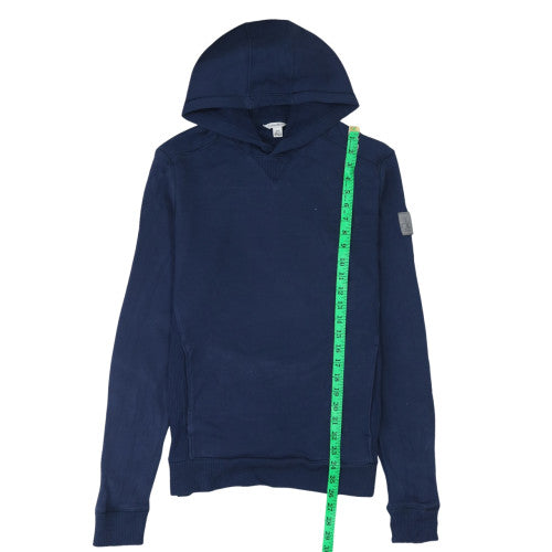 Calvin Klein Men's Blue Pullover Hoodie Small Cotton