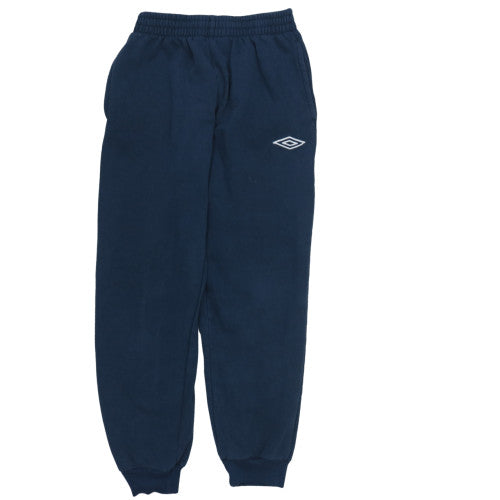 Umbro Men's Blue Fleece Sweatpants M Elastic Waist Activewear