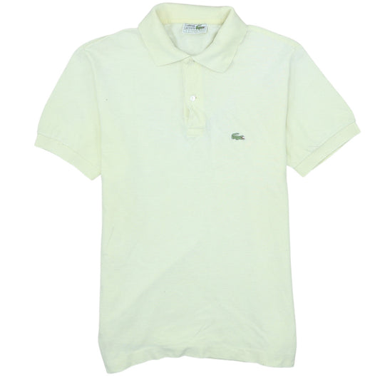 Lacoste Men's Ivory Cotton Polo Shirt Size L Classic Fit