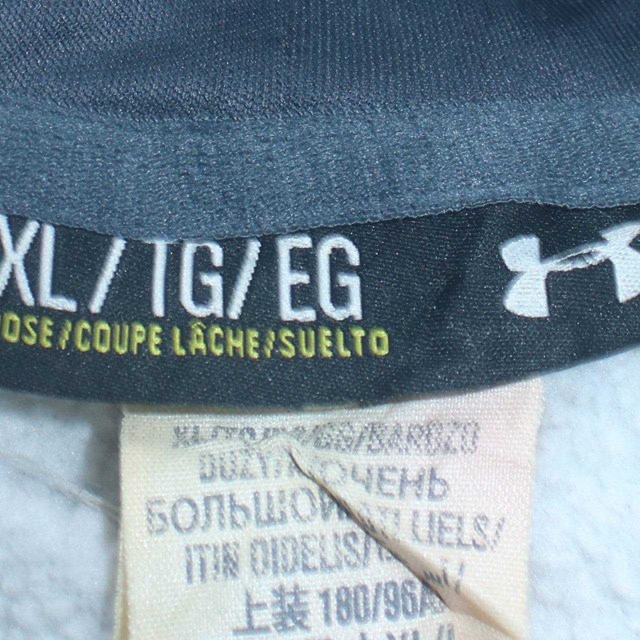Under Armour Men's Grey XL Pullover Hoodie Loose Fit Fleece