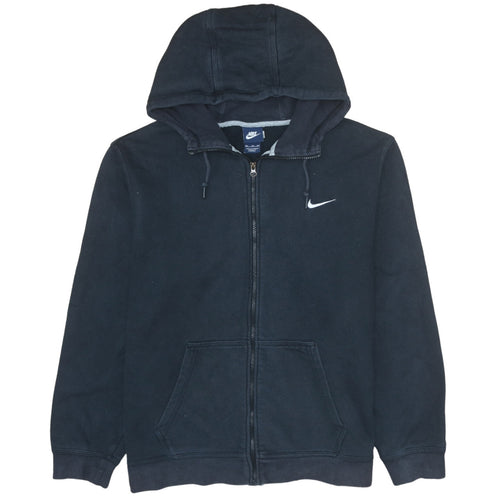 Nike Mens Black 2XL Full Zip Hoodie Sweatshirt Fleece