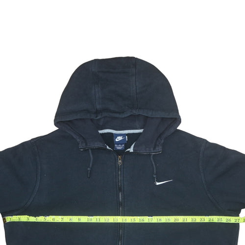 Nike Mens Black 2XL Full Zip Hoodie Sweatshirt Fleece
