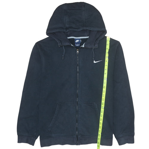 Nike Mens Black 2XL Full Zip Hoodie Sweatshirt Fleece