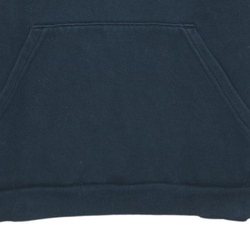 Puma Boys Black Pullover Hoodie 15-16 Years Fleece Logo Sweatshirt