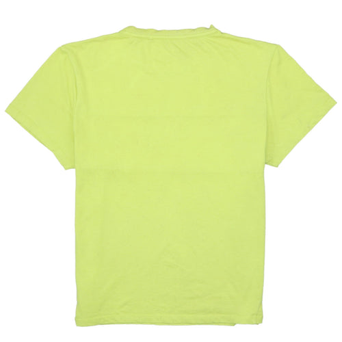 Tommy Sport Men's Yellow Colourblock Cotton T-Shirt Size M