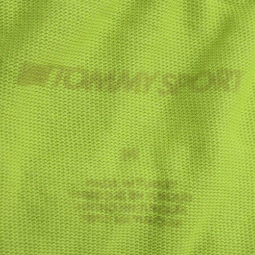 Tommy Sport Men's Yellow Colourblock Cotton T-Shirt Size M