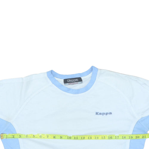 Kappa Men’s Light Blue Crew Neck Short Sleeve Cotton T-Shirt Medium