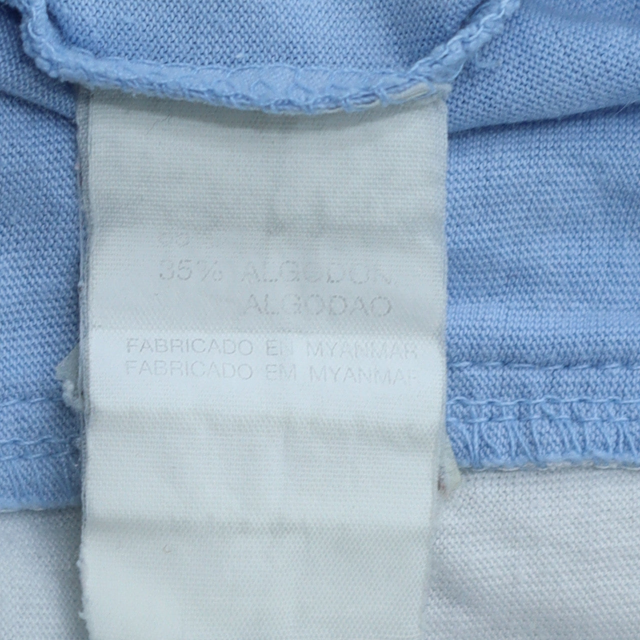 Kappa Men’s Light Blue Crew Neck Short Sleeve Cotton T-Shirt Medium